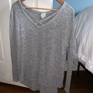Long sleeve sweater top